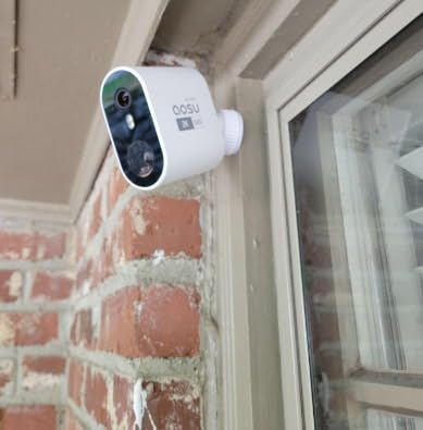 aosu Security Cameras Wireless Outdoor Home System, True 2K HD Night Vision, No Subscription, 240-Day Battery Life, 166° Wide View, Spotlight & Siren Alarm, Motion Alert, Support 2.4 & 5GHz WiFi Customer Review aosu Security Cameras Wireless Outdoor Home System, True 2K HD Night Vision, No Subscription, 240-Day Battery Life, 166° Wide View, Spotlight & Siren Alarm, Motion Alert, Support 2.4 & 5GHz WiFi - Customer Photo 1