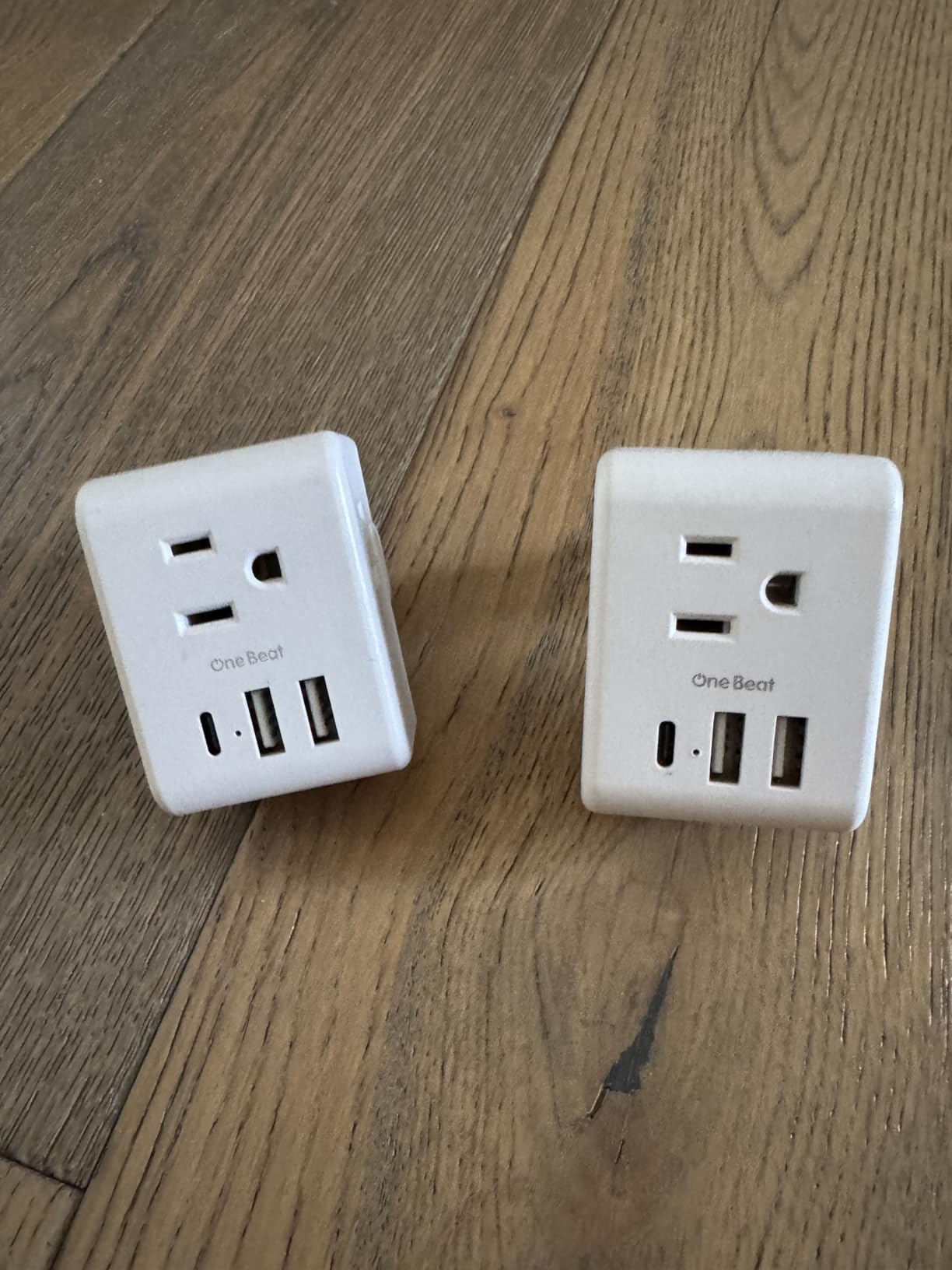 2 Pack European Travel Plug Adapter, International Power Plug Adapter with 3 Outlets 3 USB Charging Ports(1 USB C), Type C Plug Adapter Travel Essentials to Most Europe EU Spain Italy France Germany Customer Review 2 Pack European Travel Plug Adapter, International Power Plug Adapter with 3 Outlets 3 USB Charging Ports(1 USB C), Type C Plug Adapter Travel Essentials to Most Europe EU Spain Italy France Germany - Customer Photo 1