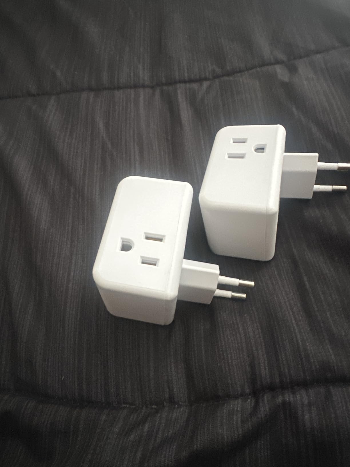 2 Pack European Travel Plug Adapter, International Power Plug Adapter with 3 Outlets 3 USB Charging Ports(1 USB C), Type C Plug Adapter Travel Essentials to Most Europe EU Spain Italy France Germany Customer Review 2 Pack European Travel Plug Adapter, International Power Plug Adapter with 3 Outlets 3 USB Charging Ports(1 USB C), Type C Plug Adapter Travel Essentials to Most Europe EU Spain Italy France Germany - Customer Photo 2