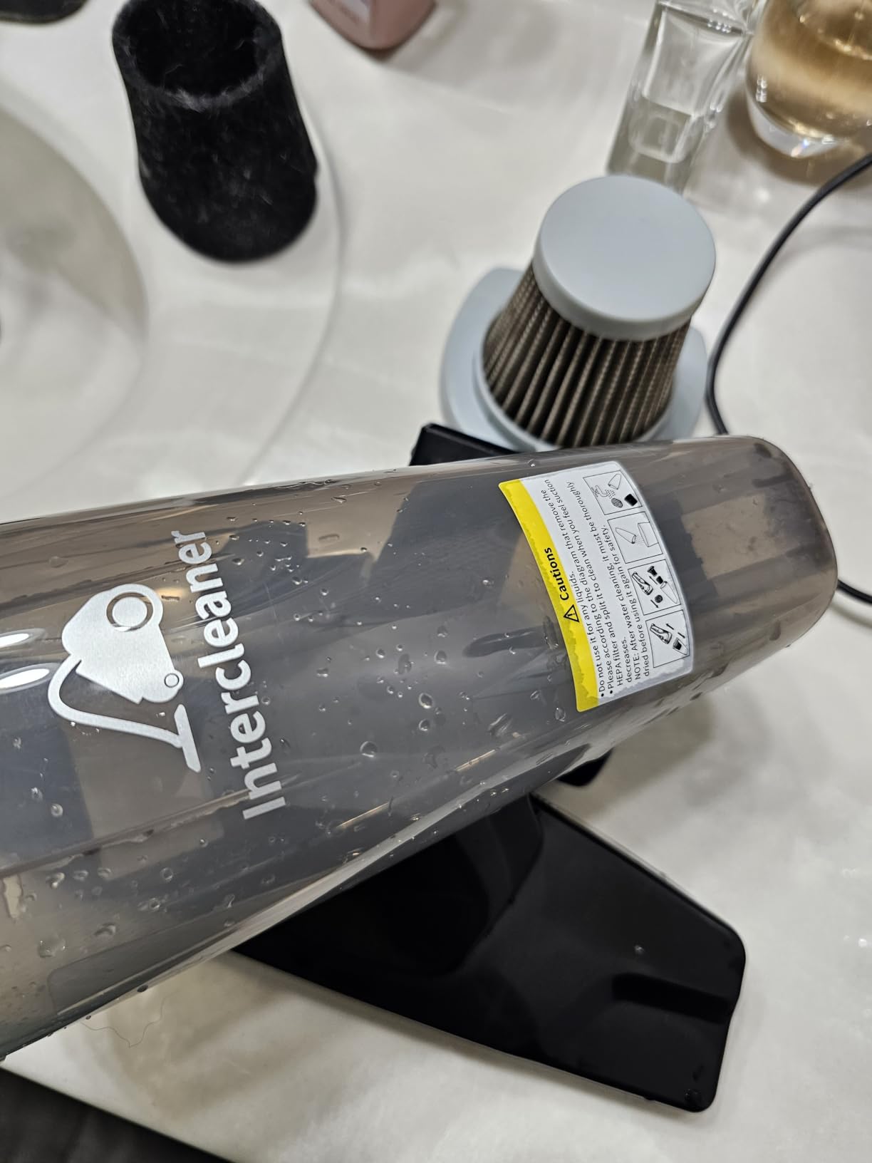 Intercleaner Corded Vacuum Cleaner, 15KPa Powerful Suction with 400W Motor, 12 in 1 Lightweight Bagless Stick Vac with Handheld, Ultra Quiet, for Hardwood Floor Carpet Car Pet Hair Customer Review Intercleaner Corded Vacuum Cleaner, 15KPa Powerful Suction with 400W Motor, 12 in 1 Lightweight Bagless Stick Vac with Handheld, Ultra Quiet, for Hardwood Floor Carpet Car Pet Hair - Customer Photo 4