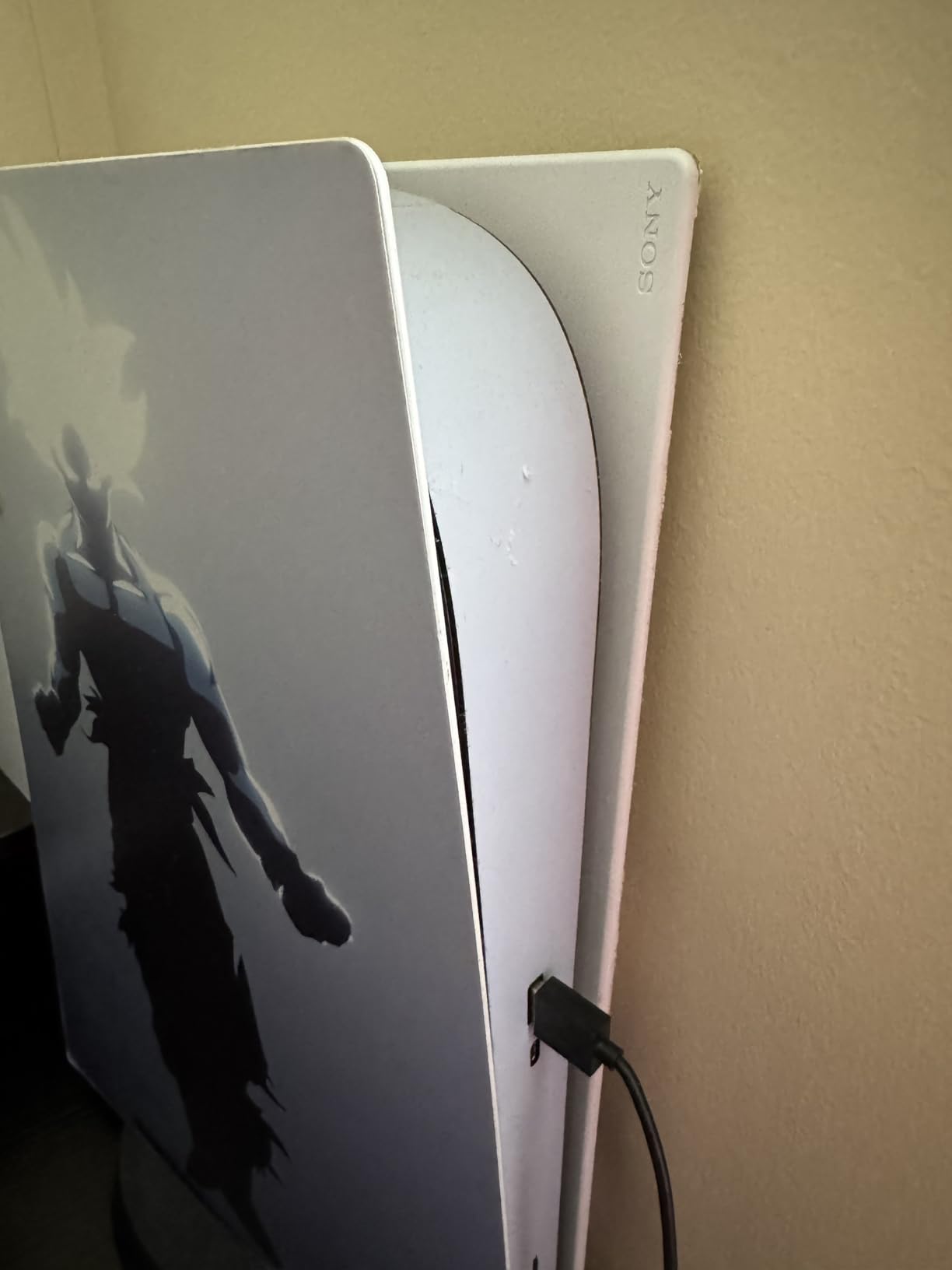 Toxxos PS5 Skin Disc Edition Anime Console and Controller Vinyl Cover Skins Wraps for PlayStation 5 Disc Version CD-ROM Version Purple and Green - Customer Photo 1