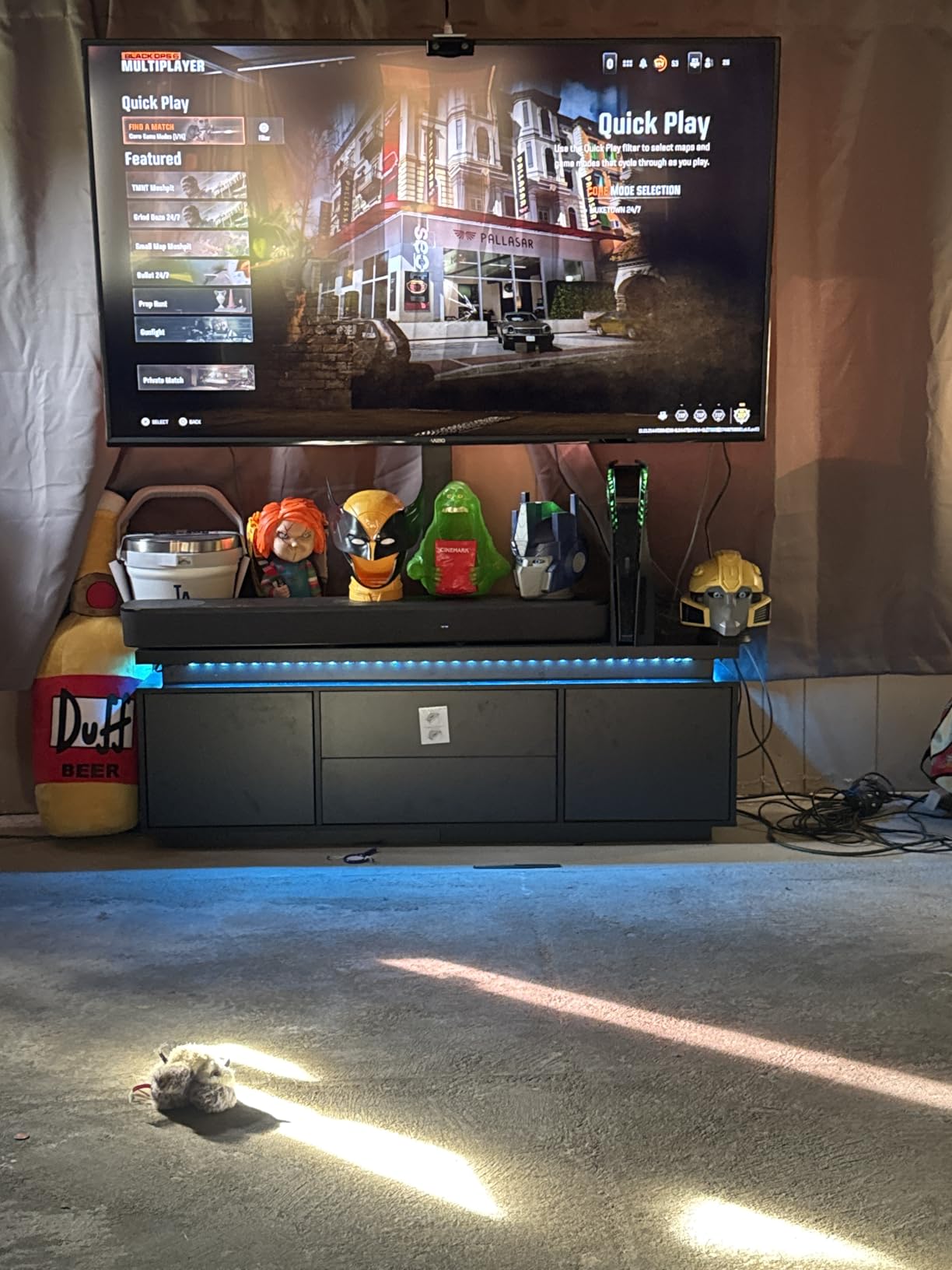 Faceplate with RGB Light Strip for PS5 and Dust Filter for Cooling Vents DOBEWINGDELOU 400+ Effects LED Light Ring Console Cover for Disc Edition DIY Decoration Kit Accessories Black - Customer Photo 2