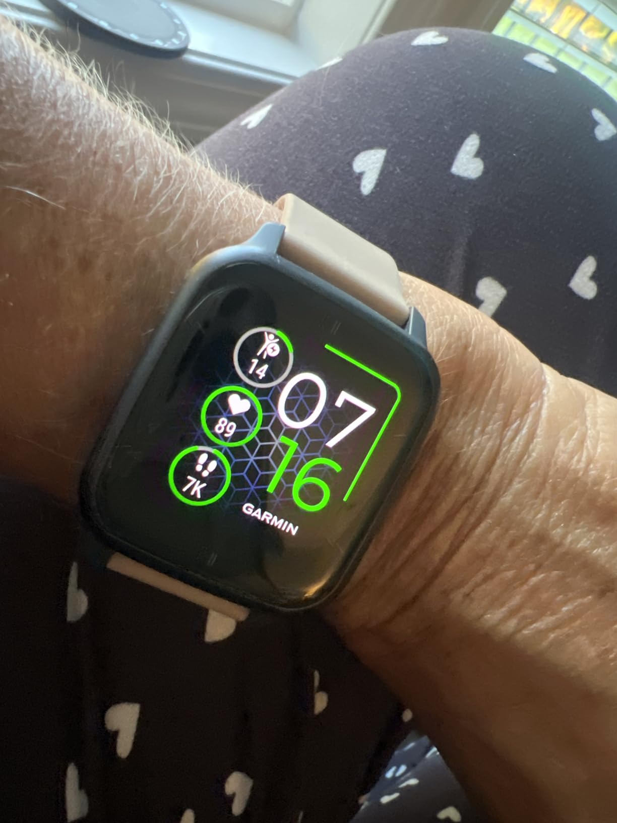 Garmin Venu® Sq 2 GPS Smartwatch, All-Day Health Monitoring, Long-Lasting Battery Life, AMOLED Display, Slate and Shadow Gray - Customer Photo 1