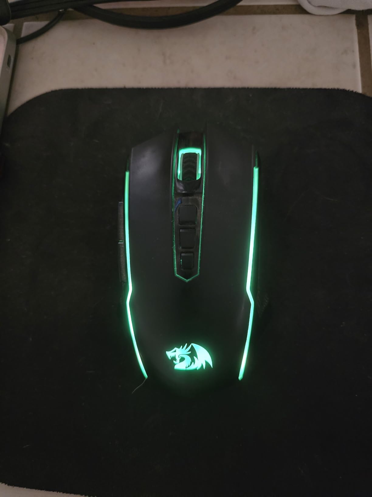 Redragon Gaming Mouse, Wireless Mouse Gaming with 8000 DPI, PC Gaming Mice with Fire Button, RGB Backlit Programmable Ergonomic Mouse Gamer, Rechargeable, 70Hrs for Windows, Mac Gamer, Black - Customer Photo 3