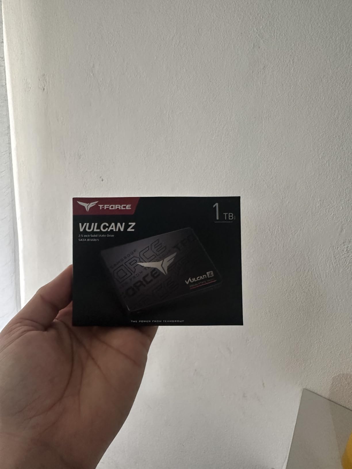 TEAMGROUP T-Force Vulcan Z 512GB SLC Cache 3D NAND TLC 2.5 Inch SATA III Internal Solid State Drive SSD (R/W Speed up to 530/470 MB/s) T253TZ512G0C101 - Customer Photo 1