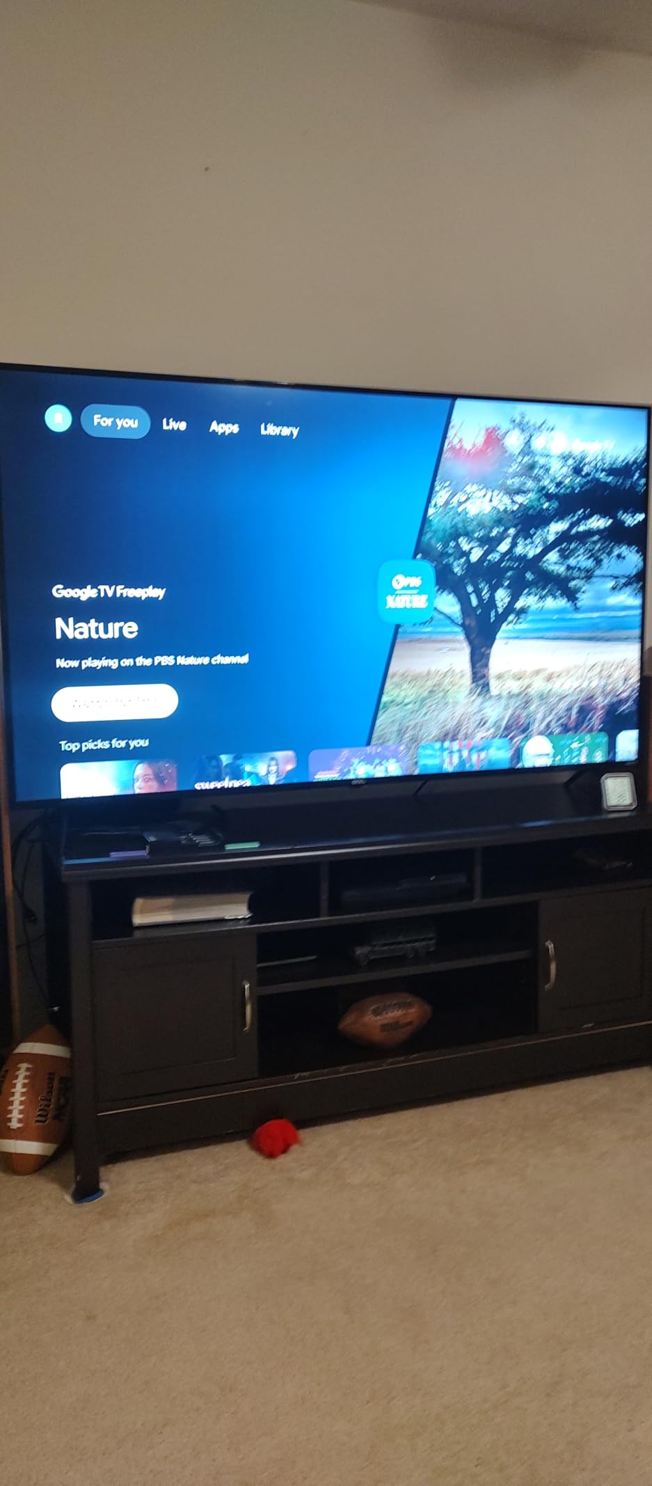 ONN Android TV 4K UHD Streaming Device with Voice Remote Control Google Assistant & High Speed HDMI Cable (100026240) Black - Customer Photo 2