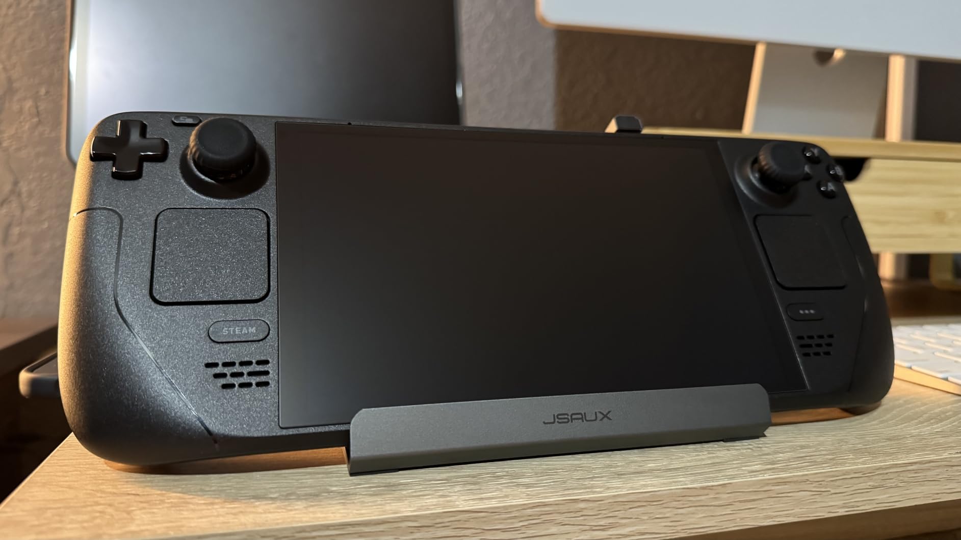 JSAUX Upgraded Docking Station 4K@120Hz for Steam Deck OLED/ROG Ally X/Legion Go (S)/MSi Claw, 6-in-1 Steam Deck Dock with HDMI 2.1, Gigabit Ethernet, 3 USB 3.0, 100W Charge for Steam Deck LCD-HB0603 Customer Review JSAUX Upgraded Docking Station 4K@120Hz for Steam Deck OLED/ROG Ally X/Legion Go (S)/MSi Claw, 6-in-1 Steam Deck Dock with HDMI 2.1, Gigabit Ethernet, 3 USB 3.0, 100W Charge for Steam Deck LCD-HB0603 - Customer Photo 1