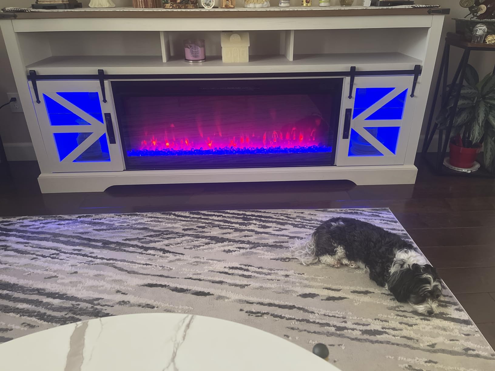 OKD Fireplace TV Stand for 65+ Inch TV, 33