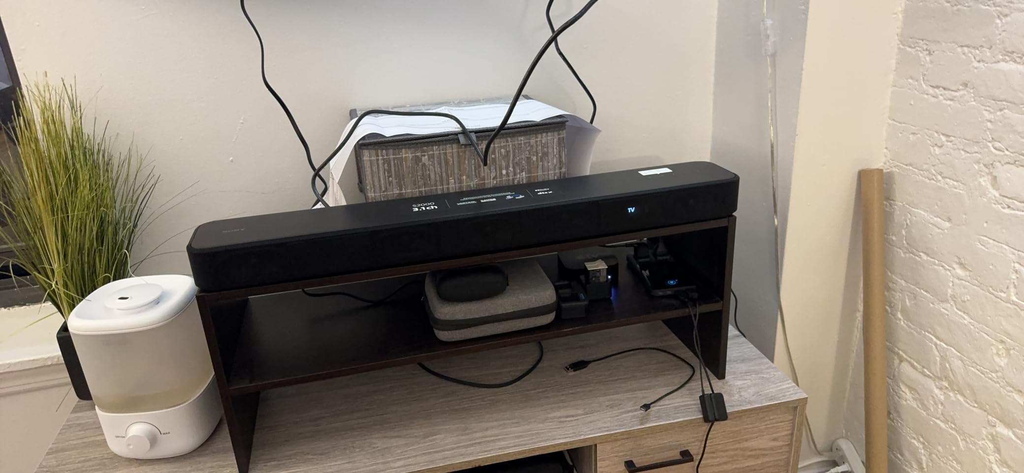 Sony HT-A3000 3.1ch Dolby Atmos TV Sound Bar with DTS:X, 360 Spatial Sound Mapping, Dual Subwoofers, Wi-Fi, Bluetooth, Airplay 2 - Customer Photo 4