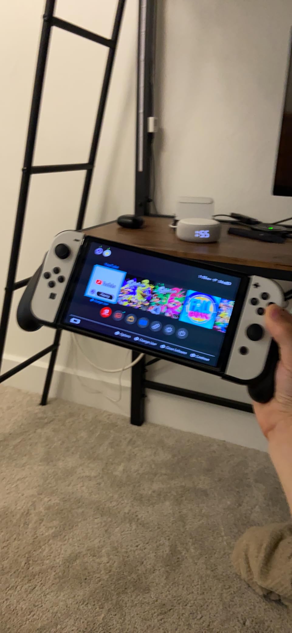 Grip Case Compatible with Nintendo Switch OLED, Unique Upgraded Designed with 5 Game Slots Comfortable & Ergonomic Grip Switch Accessories - Customer Photo 2