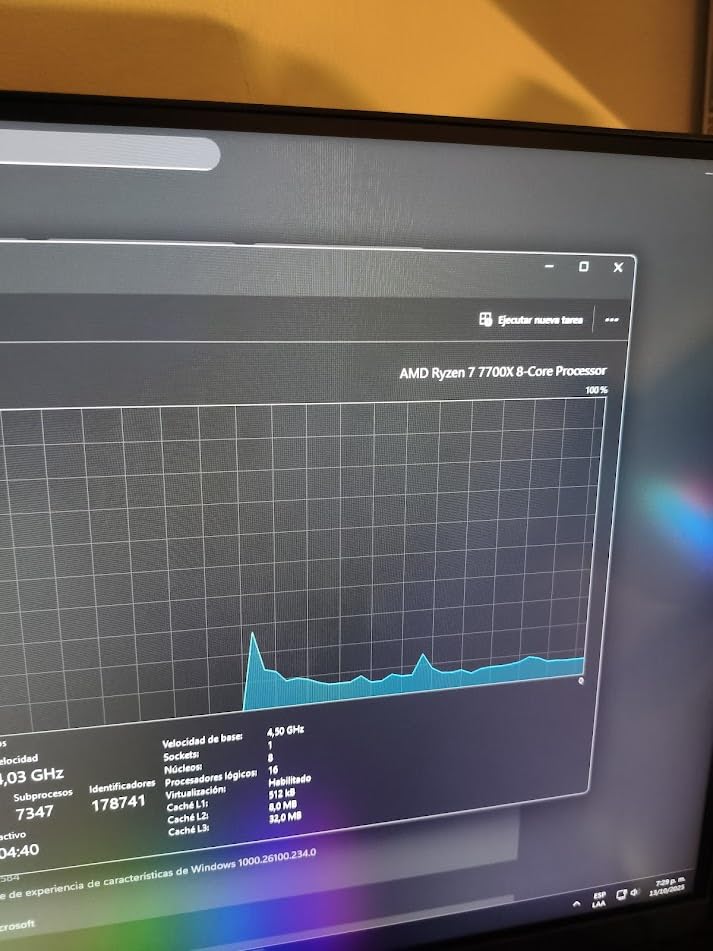AMD Ryzen 7 7700X 8-Core, 16-Thread Unlocked Desktop Processor - Customer Photo 1