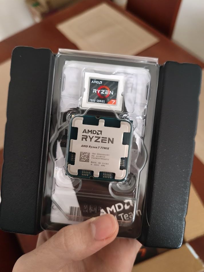 AMD Ryzen 7 7700X 8-Core, 16-Thread Unlocked Desktop Processor Customer Review AMD Ryzen 7 7700X 8-Core, 16-Thread Unlocked Desktop Processor - Customer Photo 2