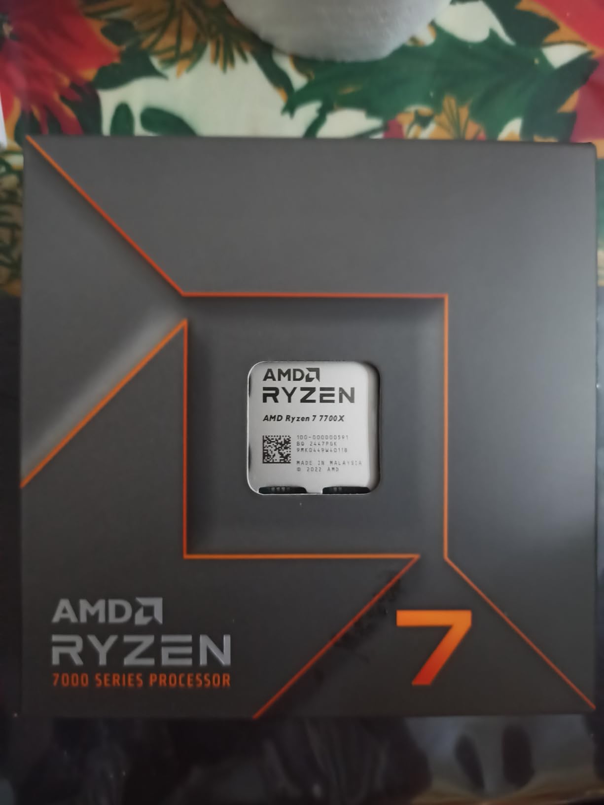 AMD Ryzen 7 7700X 8-Core, 16-Thread Unlocked Desktop Processor - Customer Photo 3