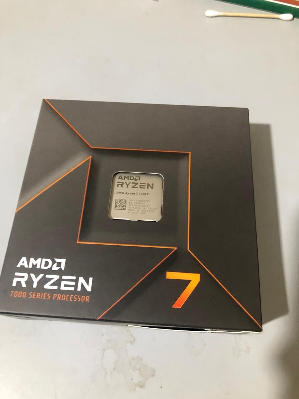 AMD Ryzen 7 7700X 8-Core, 16-Thread Unlocked Desktop Processor Customer Review AMD Ryzen 7 7700X 8-Core, 16-Thread Unlocked Desktop Processor - Customer Photo 5