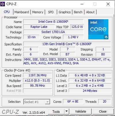 Intel Core i5-13600KF Desktop Processor 14 cores (6 P-cores + 8 E-cores) - Unlocked Customer Review Intel Core i5-13600KF Desktop Processor 14 cores (6 P-cores + 8 E-cores) - Unlocked - Customer Photo 4