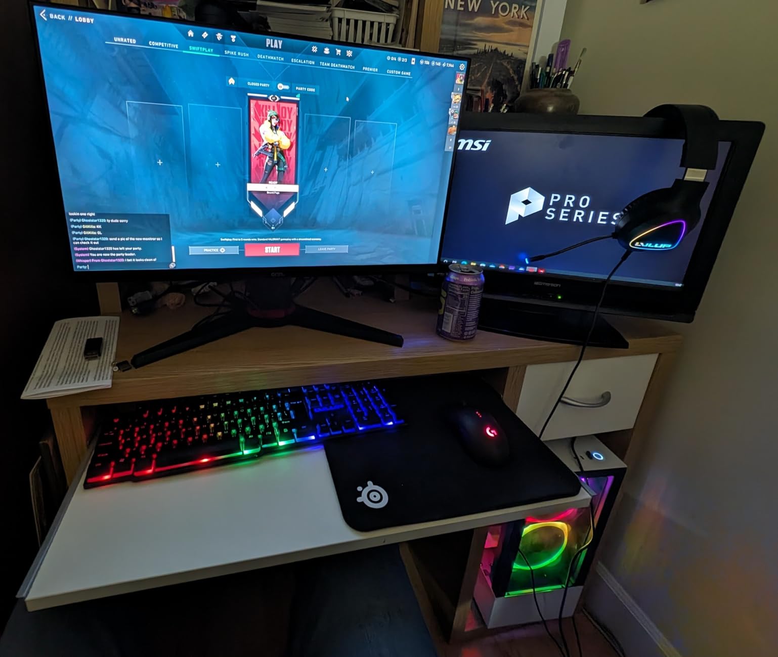 MSI PRO B550M-VC WiFi ProSeries Motherboard (AMD Ryzen 5000 Series, AM4, DDR4, PCIe 4.0, SATA 6Gb/s, M.2, USB 3.2 Gen 2, HDMI/DP, Wi-Fi 6E, Bluetooth 5.2, mATX) - Customer Photo 1