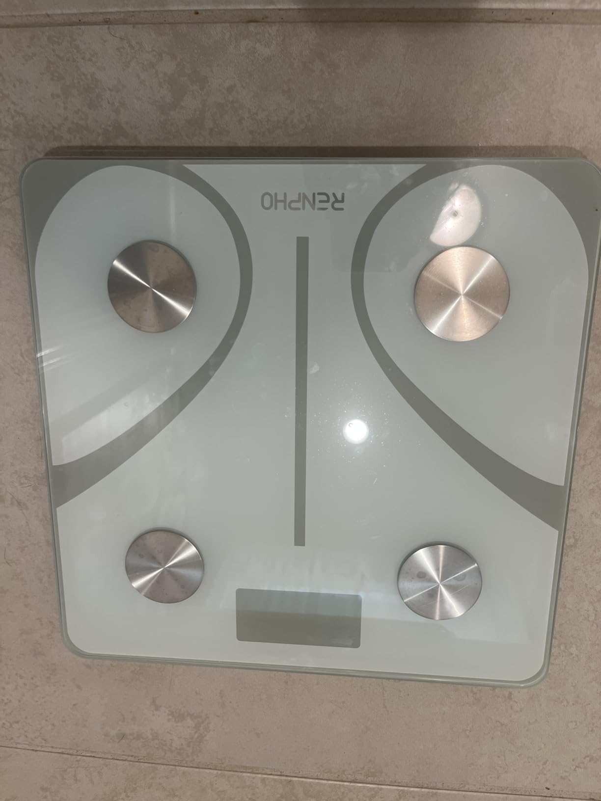 RENPHO Smart Scale with Endless Power, Solar-Powered Scale for Body Weight, No Batteries Needed, Digital Bluetooth Body Fat Scale, Body Composition Monitor with Smart App, 400 lbs-Elis Solar 1 - Customer Photo 1