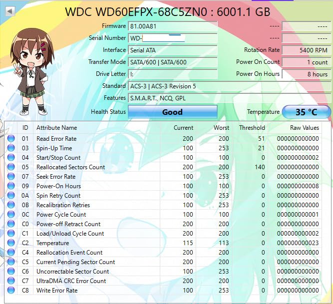 Western Digital 4TB WD Red Plus NAS Internal Hard Drive HDD - 5400 RPM, SATA 6 Gb/s, CMR, 256 MB Cache Customer Review Western Digital 4TB WD Red Plus NAS Internal Hard Drive HDD - 5400 RPM, SATA 6 Gb/s, CMR, 256 MB Cache - Customer Photo 5