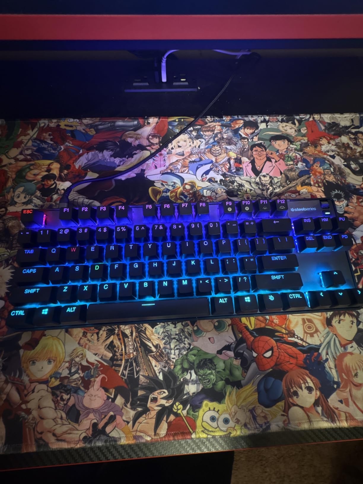 SteelSeries Apex Pro TKL Wireless HyperMagnetic Gaming Keyboard — Esports Tenkeyless — OLED Screen — Adjustable Actuation — PBT Keycaps — Bluetooth — 2.4GHz — USB-C Customer Review SteelSeries Apex Pro TKL Wireless HyperMagnetic Gaming Keyboard — Esports Tenkeyless — OLED Screen — Adjustable Actuation — PBT Keycaps — Bluetooth — 2.4GHz — USB-C - Customer Photo 1