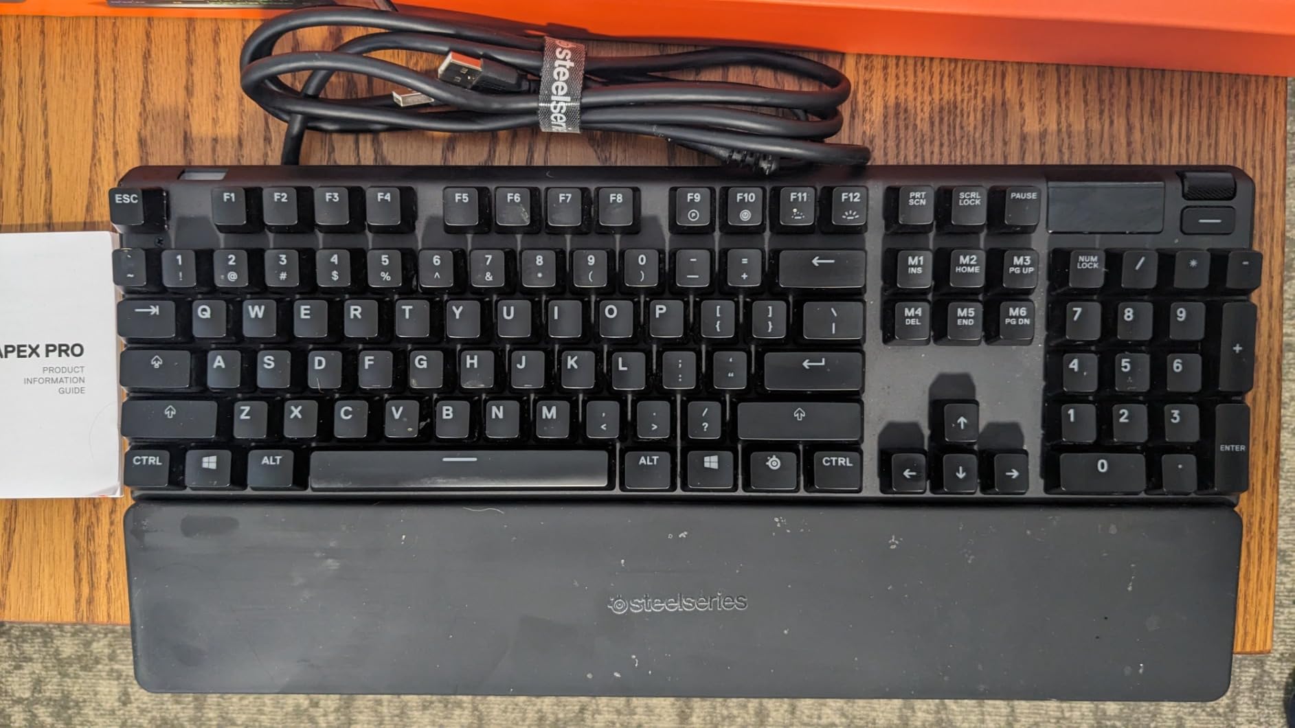 SteelSeries Apex Pro TKL Wireless HyperMagnetic Gaming Keyboard — Esports Tenkeyless — OLED Screen — Adjustable Actuation — PBT Keycaps — Bluetooth — 2.4GHz — USB-C Customer Review SteelSeries Apex Pro TKL Wireless HyperMagnetic Gaming Keyboard — Esports Tenkeyless — OLED Screen — Adjustable Actuation — PBT Keycaps — Bluetooth — 2.4GHz — USB-C - Customer Photo 2