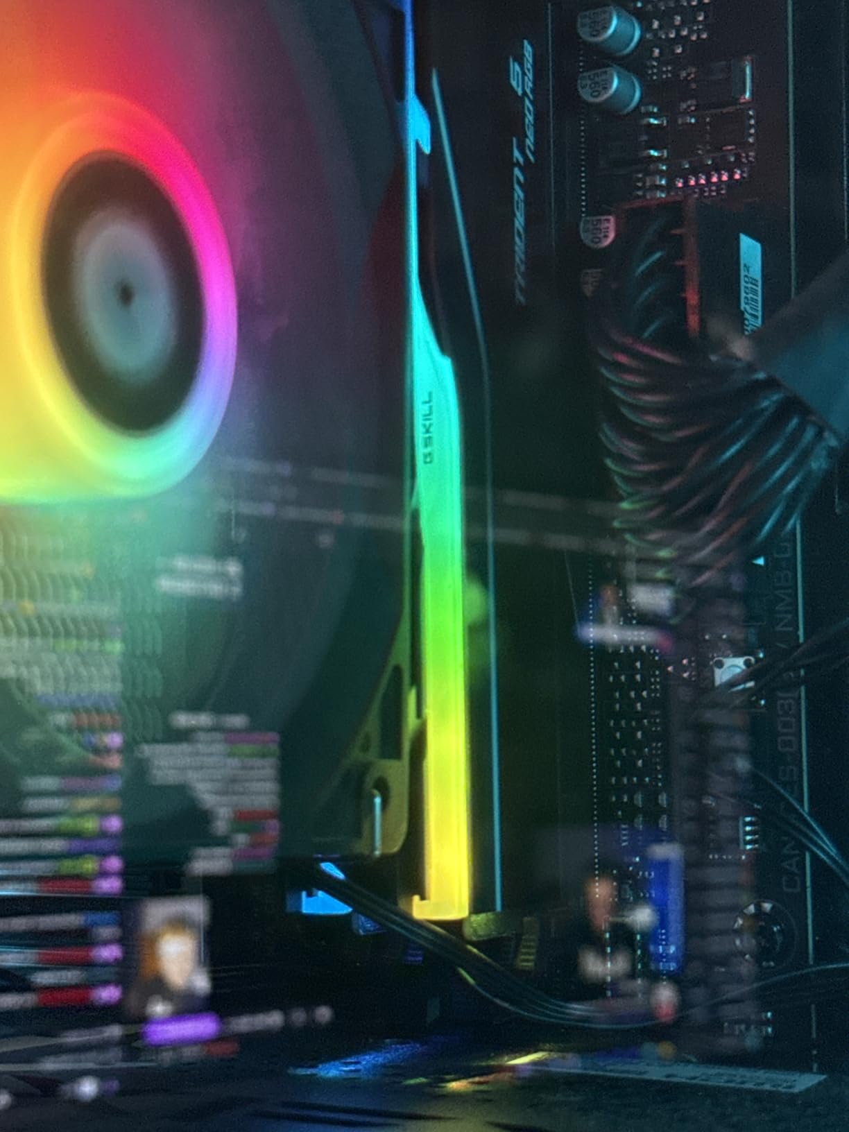 G.SKILL Trident Z5 Neo RGB Series DDR5 RAM (AMD Expo & Intel XMP 3.0) 32GB (2x16GB) 6000MT/s CL36-36-36-96 1.35V Desktop Computer Memory U-DIMM - Matte Black (F5-6000J3636F16GX2-TZ5NR) - Customer Photo 1