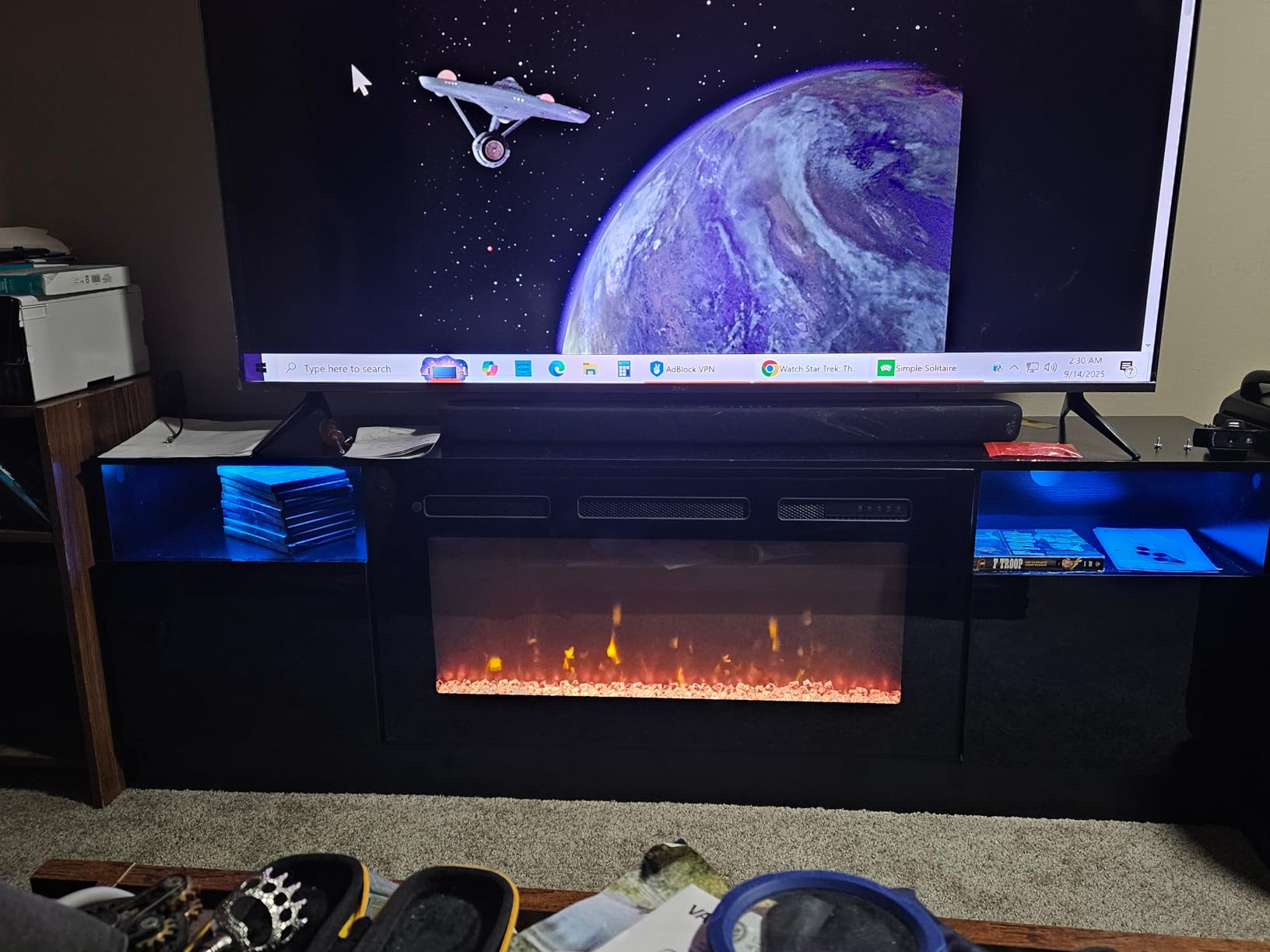 oneinmil Fireplace TV Stand with 36 oneinmil Fireplace TV Stand with 36