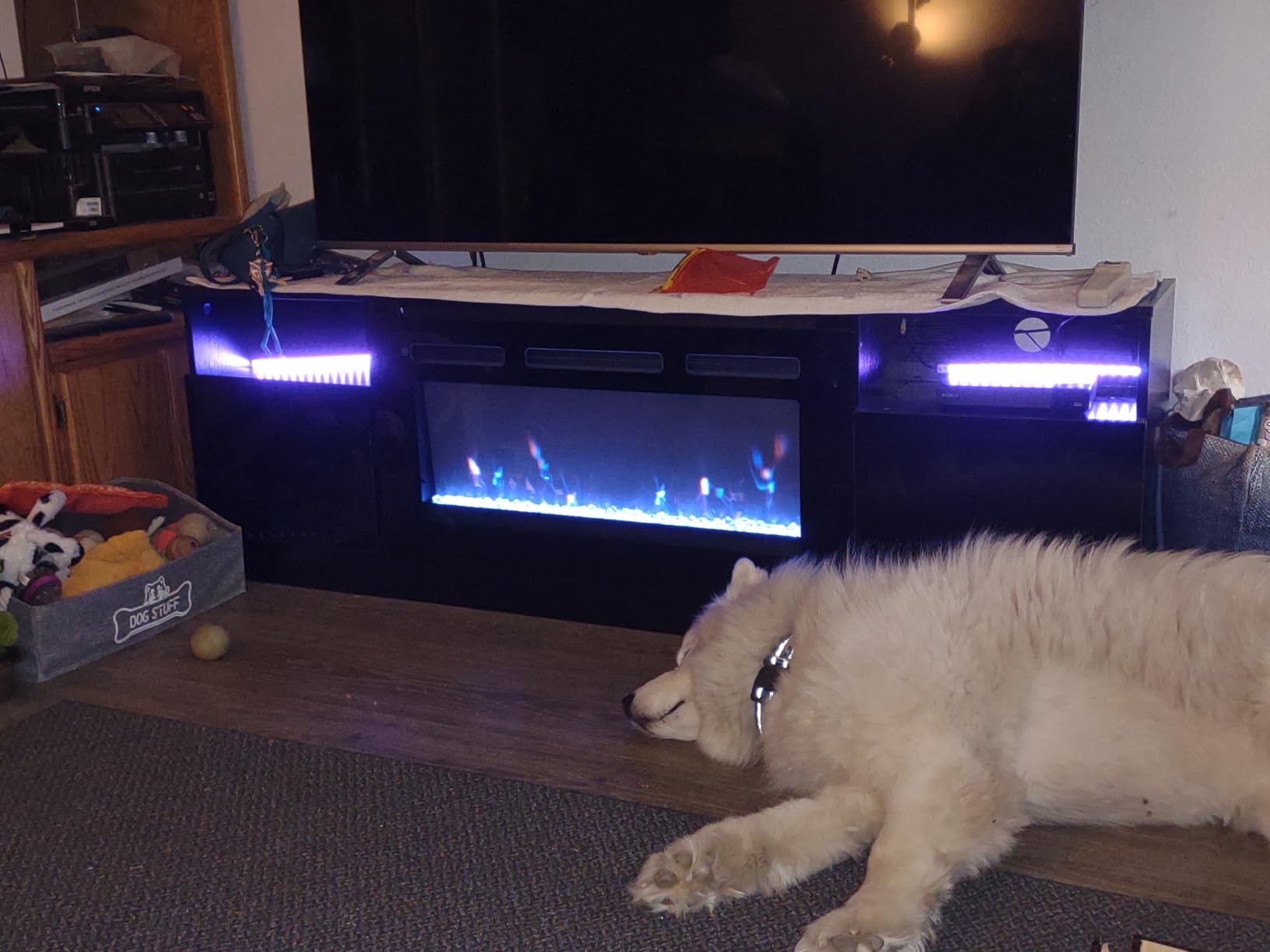 oneinmil Fireplace TV Stand with 36