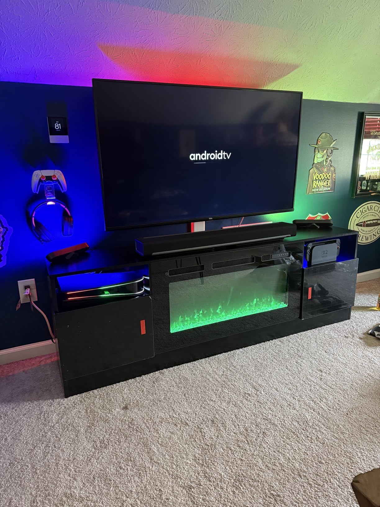 oneinmil Fireplace TV Stand with 36 oneinmil Fireplace TV Stand with 36