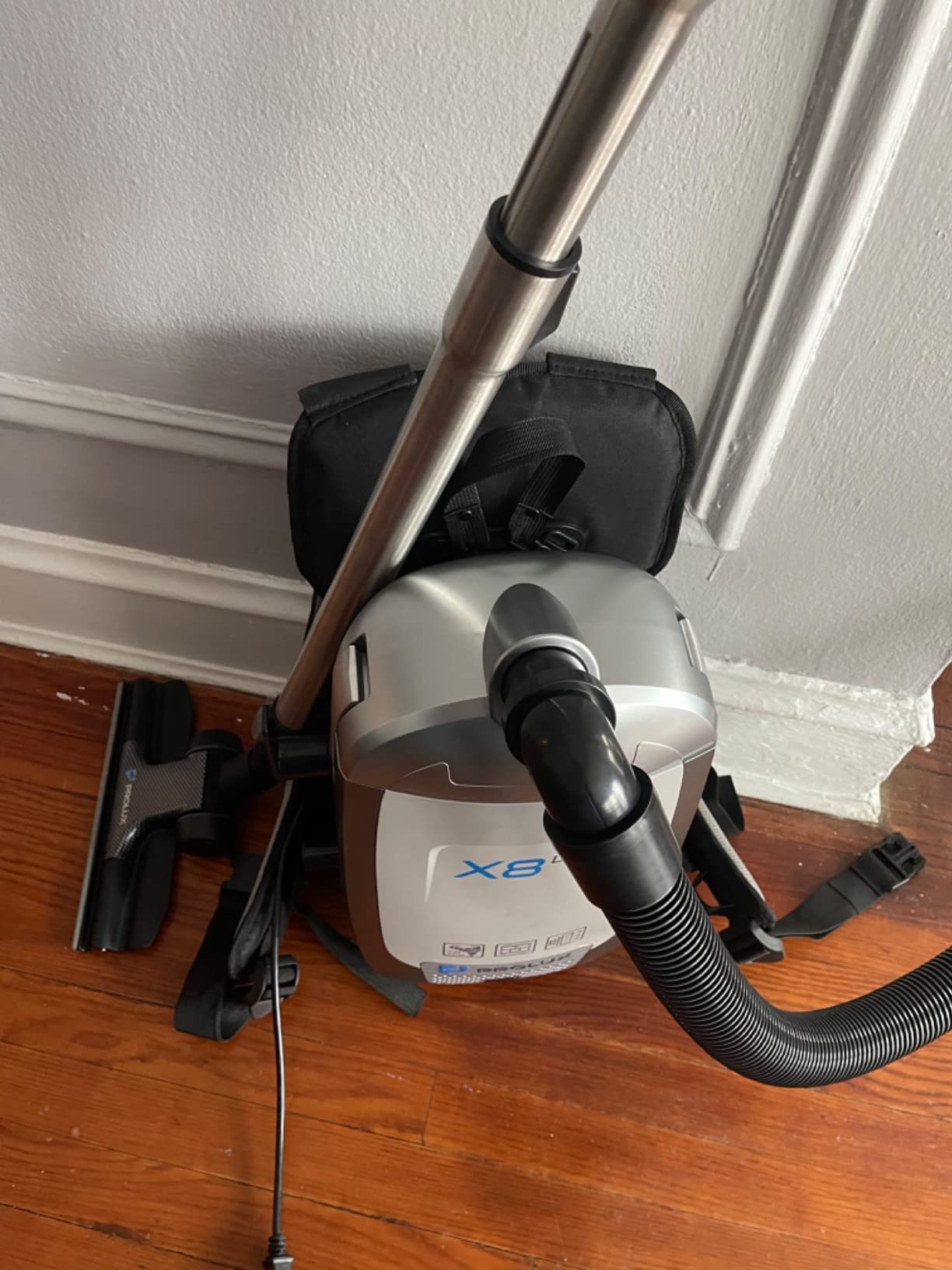 Prolux X8 Lite Backpack Canister Vacuum – Lightweight HEPA Filtration for Multi-Surface Cleaning - Customer Photo 2