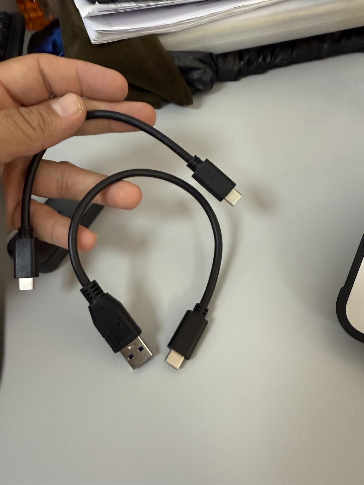 SSK Portable SSD 1TB External Solid State Drives, up to 1050MB/s USB C SSD External Hard Drive USB 3.2 Gen2 for iPhone 15/Pro, Windows, Mac, Android Phones and Tablets Customer Review SSK Portable SSD 1TB External Solid State Drives, up to 1050MB/s USB C SSD External Hard Drive USB 3.2 Gen2 for iPhone 15/Pro, Windows, Mac, Android Phones and Tablets - Customer Photo 3