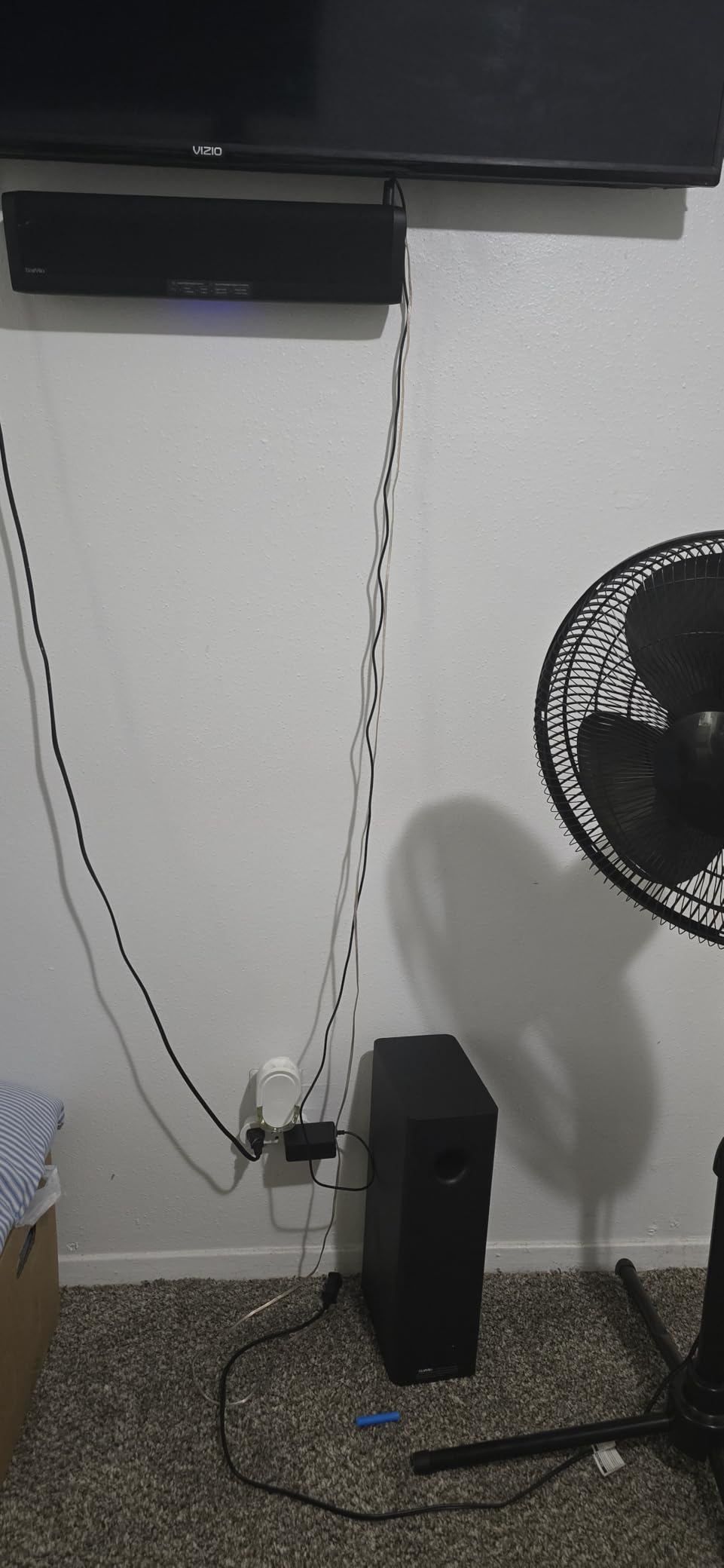 Saiyin Sound Bars for TV with Subwoofer, 2.1 Deep Bass Small Soundbar Monitor Speaker Home Theater Surround System PC Gaming Bluetooth/AUX/Optical Connection, Wall Mountable 17-inch - Customer Photo 2