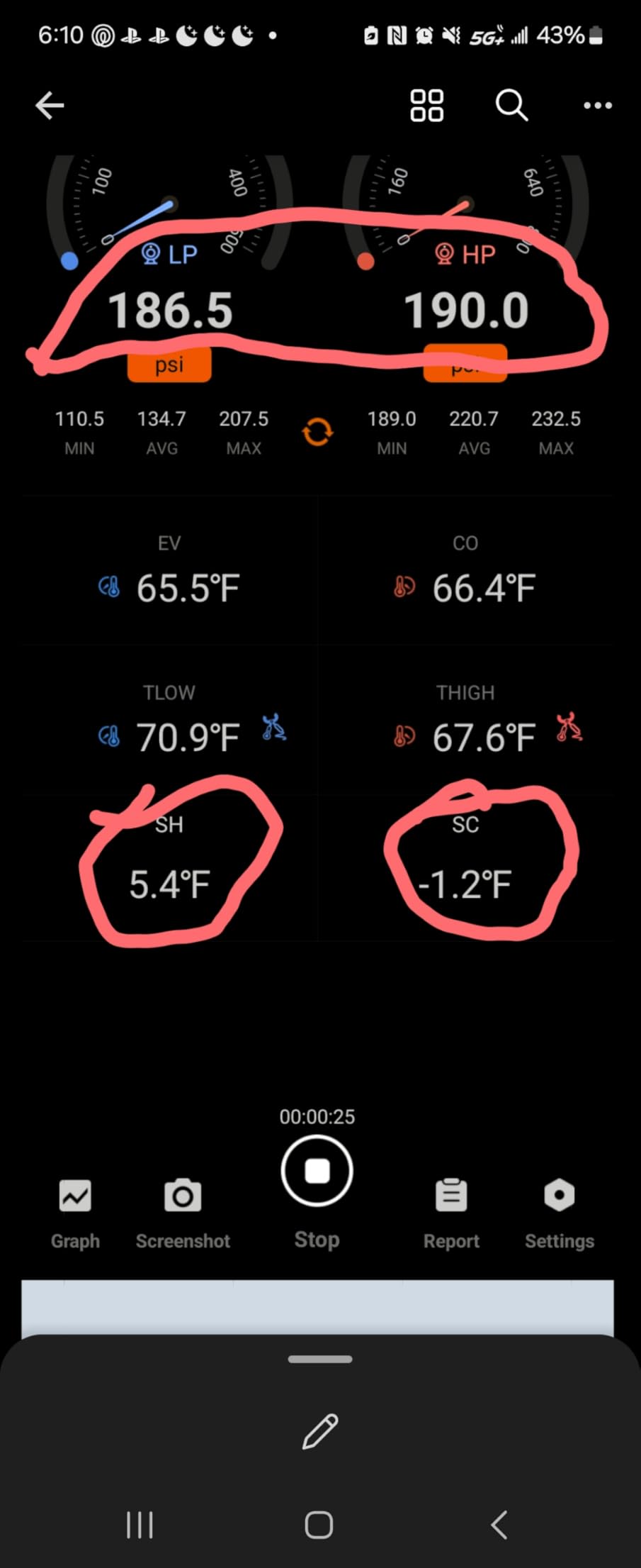 Elitech Wireless Digital Manifold Gauge Set Data Logging Refrigerant HVAC Gauges with Hoses, Temperature Clamps, LMG-10W - Customer Photo 2