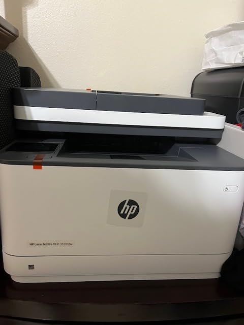 HP LaserJet Pro MFP 3101fdw Wireless Black & White All-in-One Laser Printer, Scanner, Copier, Fax, Best-for-Office (3G628F) - Customer Photo 2