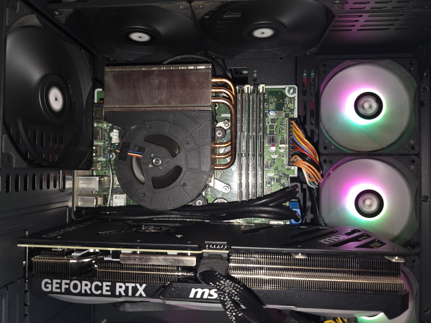 Thermalright TL-C12C X3 CPU Fan 120mm Case Cooler Fan, 4pin PWM Silent Computer Fan with S-FDB Bearing Included, up to 1550RPM Cooling （3 Quantities） - Customer Photo 1