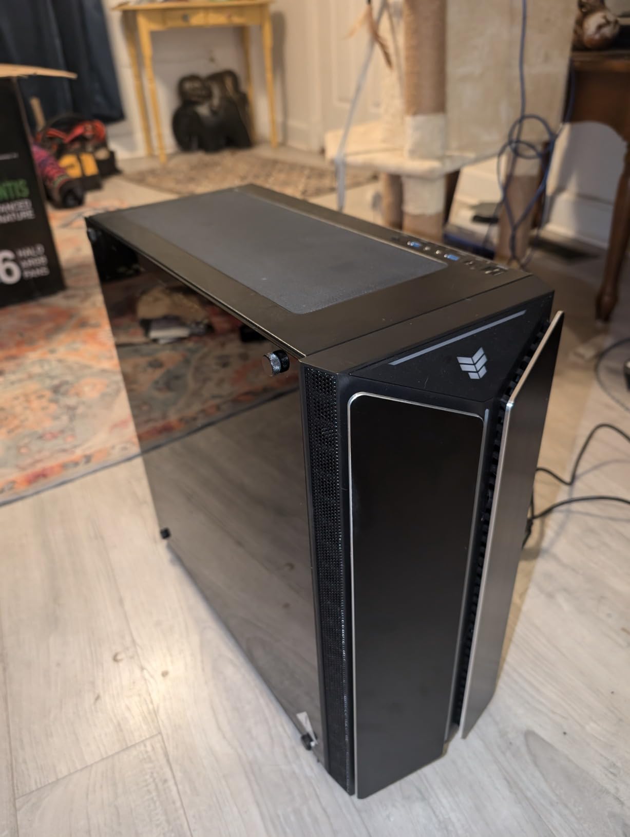 Mantis V2 Gaming Desktop PC - (NVIDIA GeForce RTX 5070, AMD Ryzen 7 8700F Processor, 32GB DDR5 RAM, 2TB NVMe Gen4 SSD, HDMI, WiFi 6E + BT, KB&M, Windows 11 Pro) - Prebuilt RGB Gamer Computer Tower Customer Review Mantis V2 Gaming Desktop PC - (NVIDIA GeForce RTX 5070, AMD Ryzen 7 8700F Processor, 32GB DDR5 RAM, 2TB NVMe Gen4 SSD, HDMI, WiFi 6E + BT, KB&M, Windows 11 Pro) - Prebuilt RGB Gamer Computer Tower - Customer Photo 1