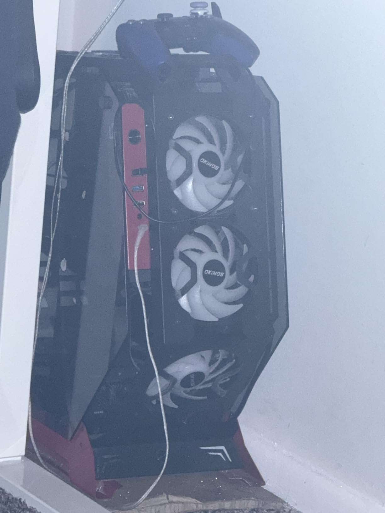 RGB Fans 5 Pack, 4-Pin PWM & 3-Pin Addressable RGB, 120mm Air Series Fans (Included ARGB Controller Hub & Remote) Customer Review RGB Fans 5 Pack, 4-Pin PWM & 3-Pin Addressable RGB, 120mm Air Series Fans (Included ARGB Controller Hub & Remote) - Customer Photo 2