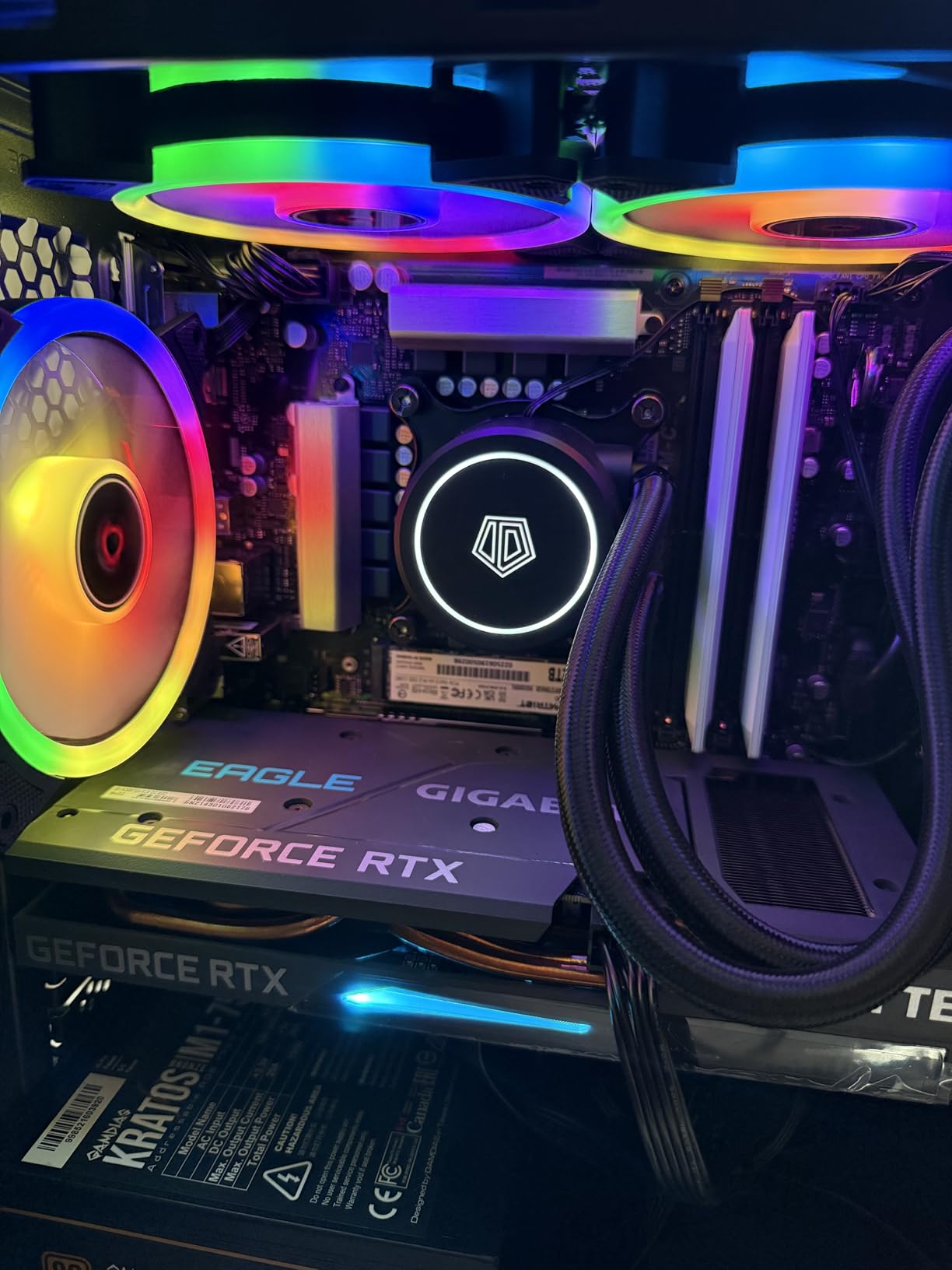 ID-COOLING FROSTFLOW X 240 CPU Water Cooler AIO Cooler 240mm CPU Liquid Cooler White LED 2x120mm PWM Fans, Intel 1700/1200/115X, AMD AM5/AM4 Customer Review ID-COOLING FROSTFLOW X 240 CPU Water Cooler AIO Cooler 240mm CPU Liquid Cooler White LED 2x120mm PWM Fans, Intel 1700/1200/115X, AMD AM5/AM4 - Customer Photo 1