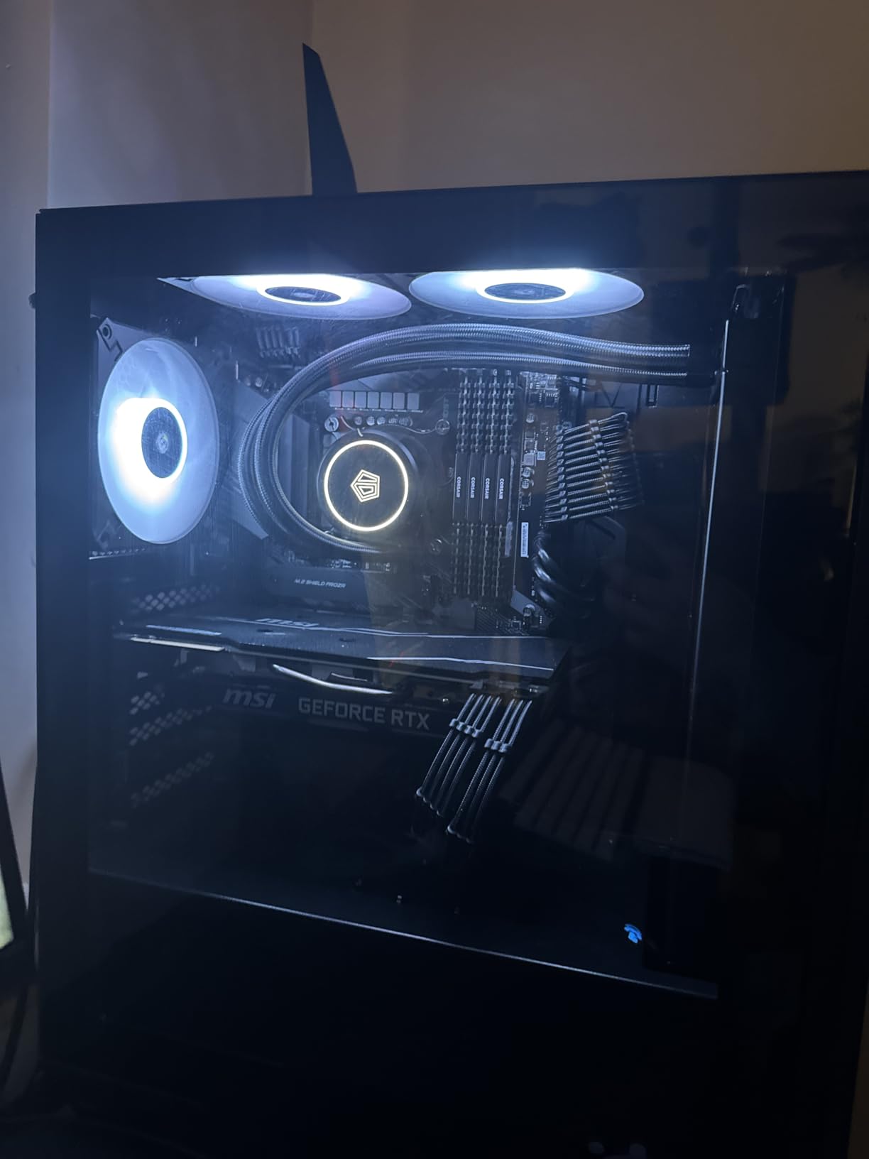 ID-COOLING FROSTFLOW X 240 CPU Water Cooler AIO Cooler 240mm CPU Liquid Cooler White LED 2x120mm PWM Fans, Intel 1700/1200/115X, AMD AM5/AM4 - Customer Photo 2