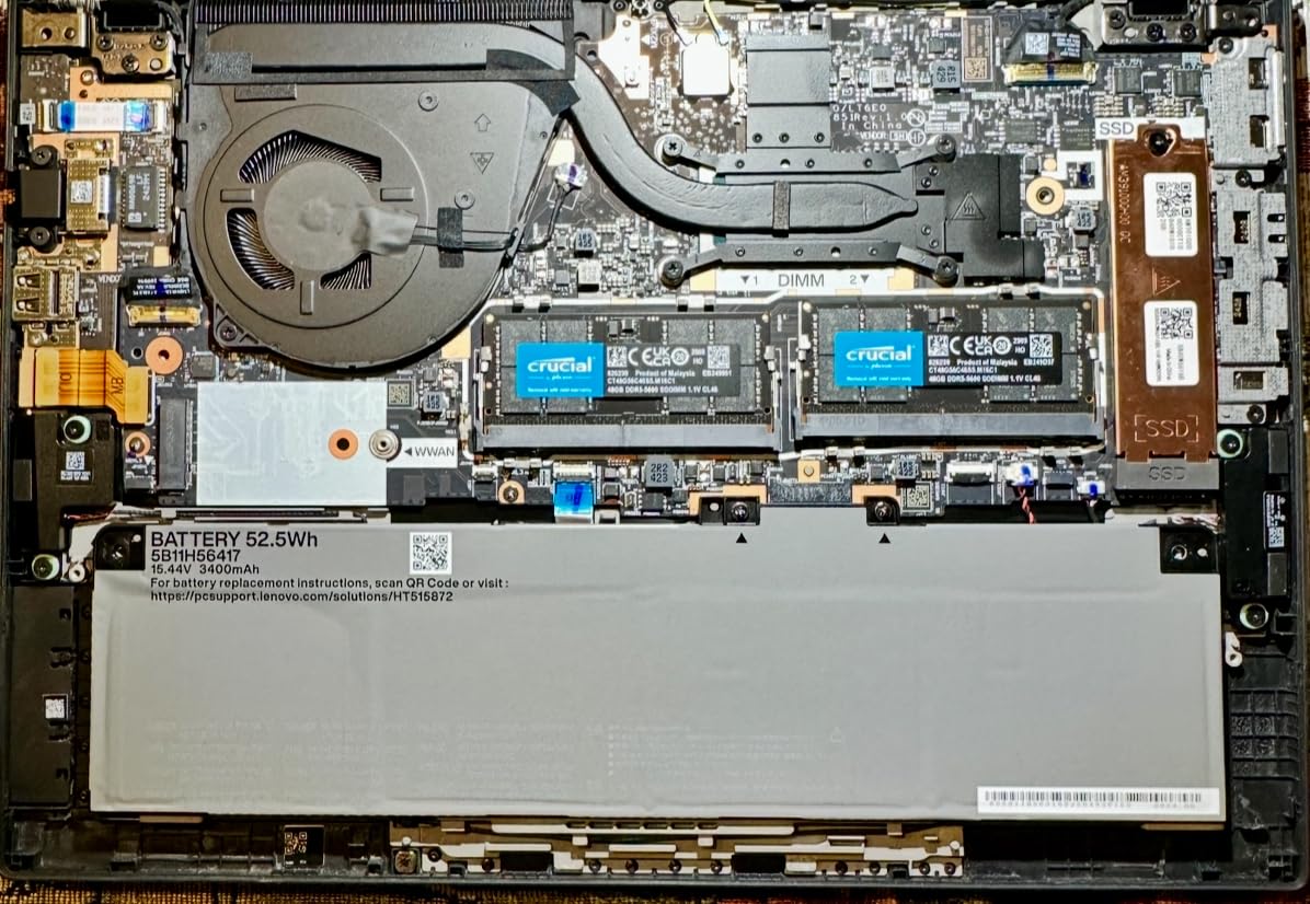 Crucial 32GB DDR5 RAM Kit (2x16GB), 5600MHz (or 5200MHz or 4800MHz) Laptop Memory 262-Pin SODIMM, Compatible with Intel Core and AMD Ryzen 7000, Black - CT2K16G56C46S5 Customer Review Crucial 32GB DDR5 RAM Kit (2x16GB), 5600MHz (or 5200MHz or 4800MHz) Laptop Memory 262-Pin SODIMM, Compatible with Intel Core and AMD Ryzen 7000, Black - CT2K16G56C46S5 - Customer Photo 5