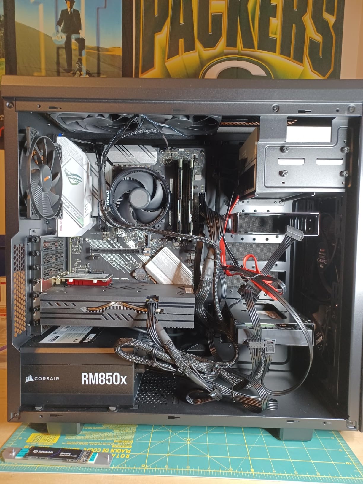 SHOWKINGS Radeon RX 580 8GB Graphics Card, 256Bit 2048SP GDDR5 AMD Video Card for Pc Gaming, DP HDMI DVI-Output, PCI Express 3.0 with Dual Fan for Office and Gaming - Customer Photo 1