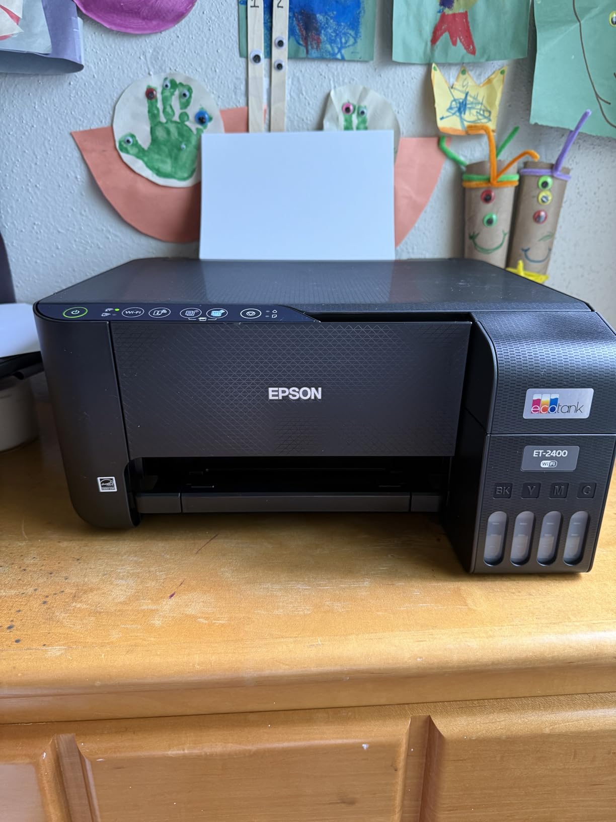 Epson EcoTank ET-2400 Wireless Color All-in-One Cartridge-Free Supertank Printer with Scan and Copy – Easy, Everyday Home Printing, Black Customer Review Epson EcoTank ET-2400 Wireless Color All-in-One Cartridge-Free Supertank Printer with Scan and Copy – Easy, Everyday Home Printing, Black - Customer Photo 4