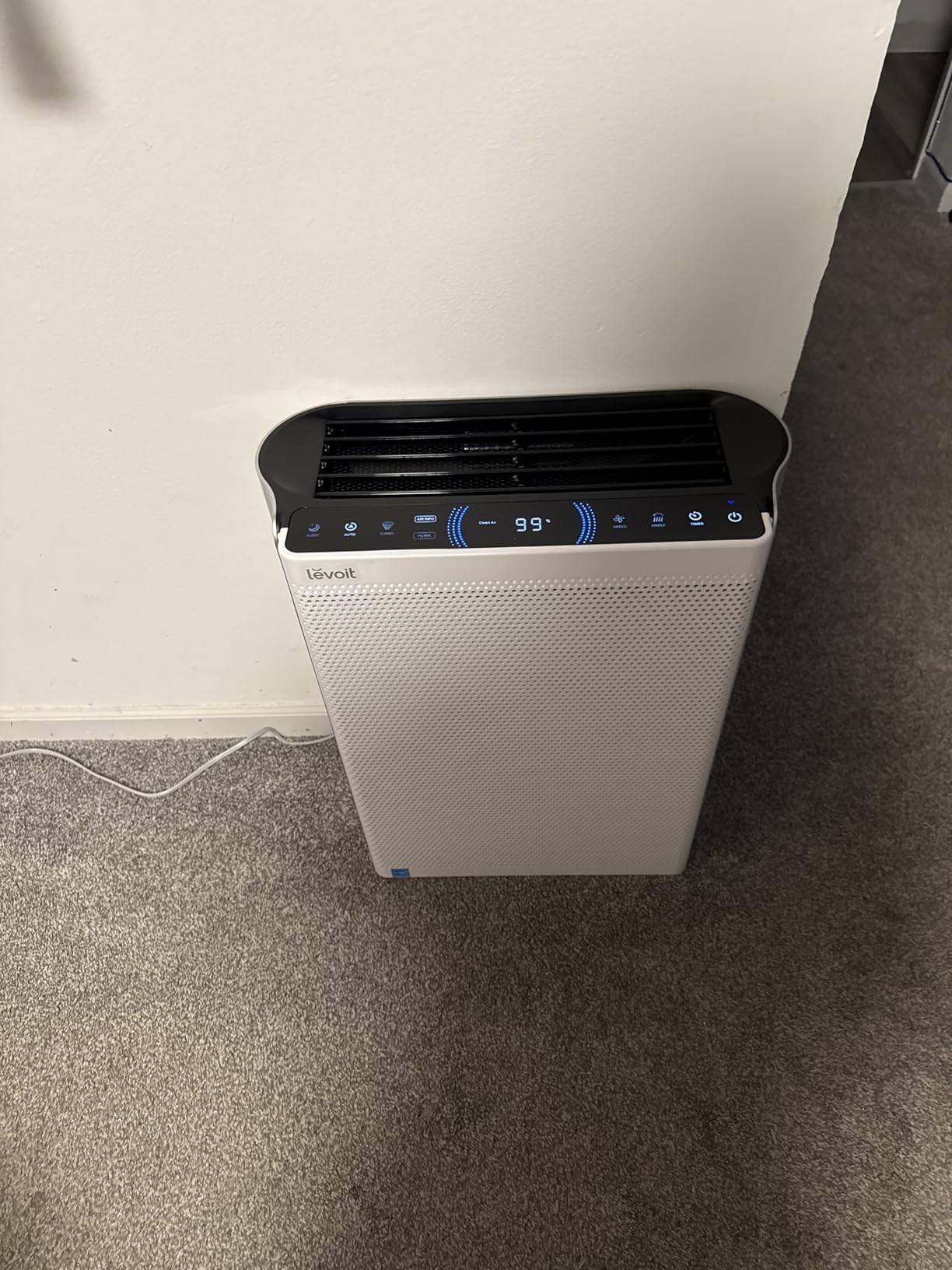 LEVOIT Air Purifier for Home Large Room Up to 1073Ft² with Air Quality Monitor, AHAM VERIFIDE, Smart WiFi, Washable Pre-Filter, HEPA Sleep Mode for Pets, Allergies, Dust, Pollen, Vital 100S-P, White - Customer Photo 2