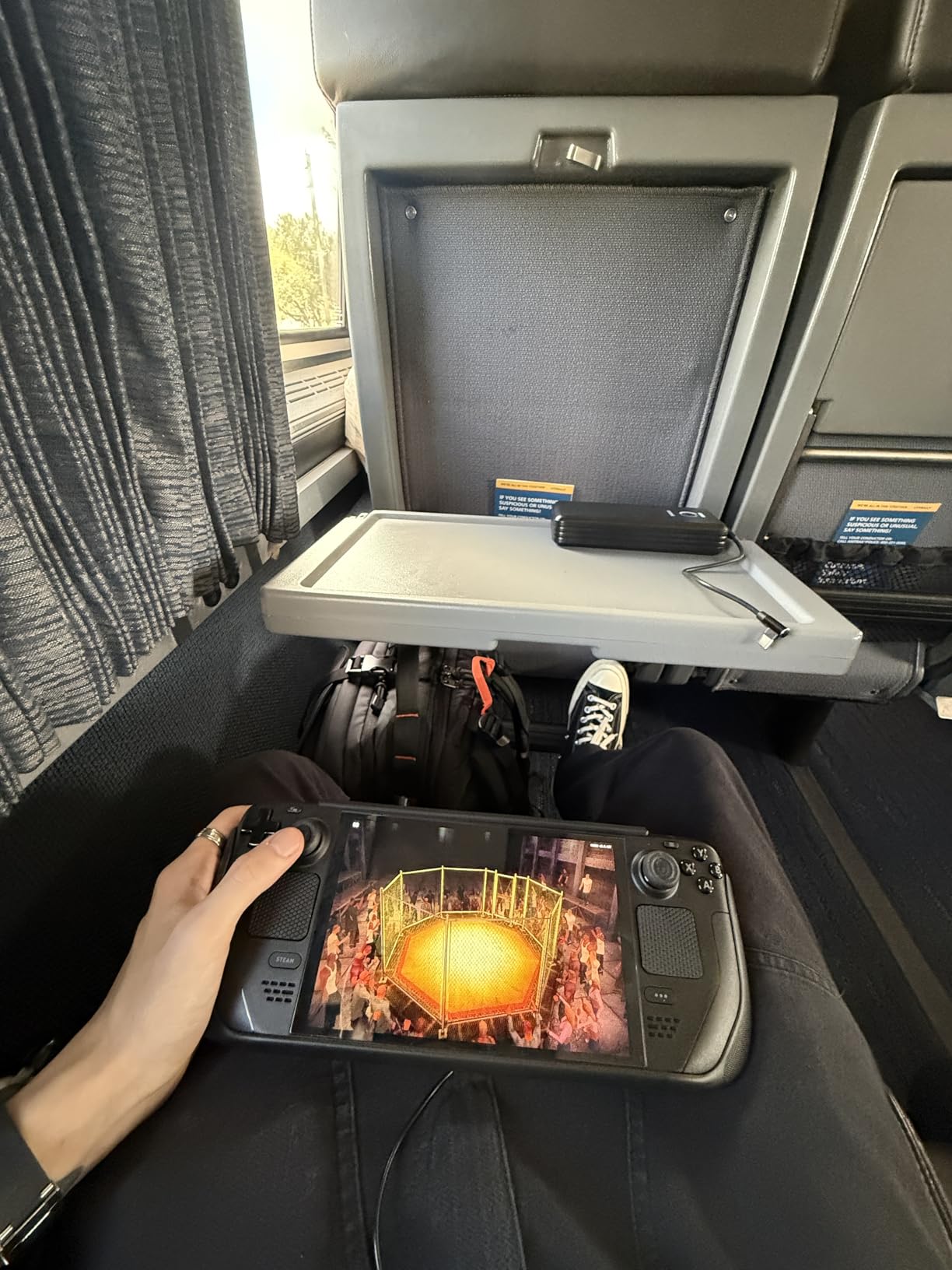 Antank Magnetic Power Bank Compatible with Steam Deck, 20000mAh 45W PD Fast 3.0 Charging Portable Battery Bank, External Battery Pack with Removable Magnetic Back Mount & Dual USB-C Cable Customer Review Antank Magnetic Power Bank Compatible with Steam Deck, 20000mAh 45W PD Fast 3.0 Charging Portable Battery Bank, External Battery Pack with Removable Magnetic Back Mount & Dual USB-C Cable - Customer Photo 1