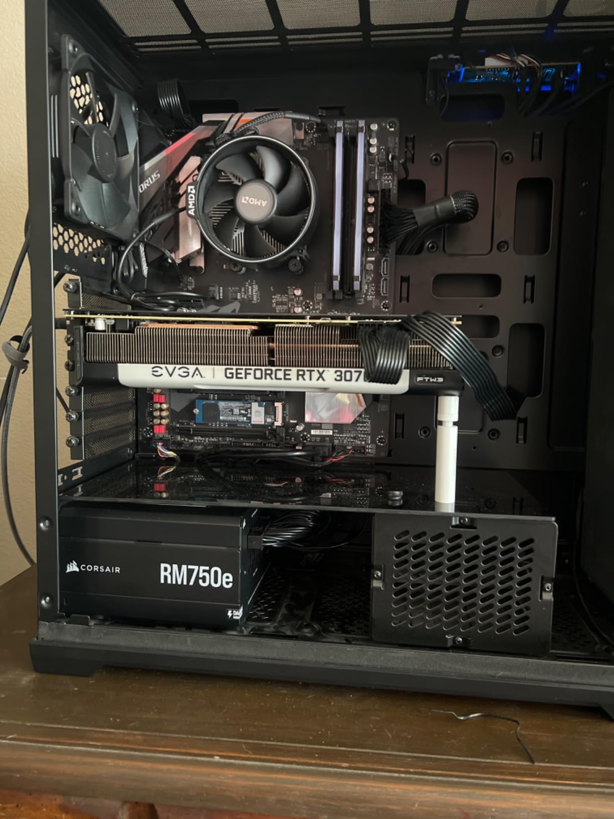 EVGA GeForce RTX 3070 FTW3 Ultra Gaming, 08G-P5-3767-KL, 8GB GDDR6, iCX3 Technology, ARGB LED, Metal Backplate, LHR (Renewed) - Customer Photo 2