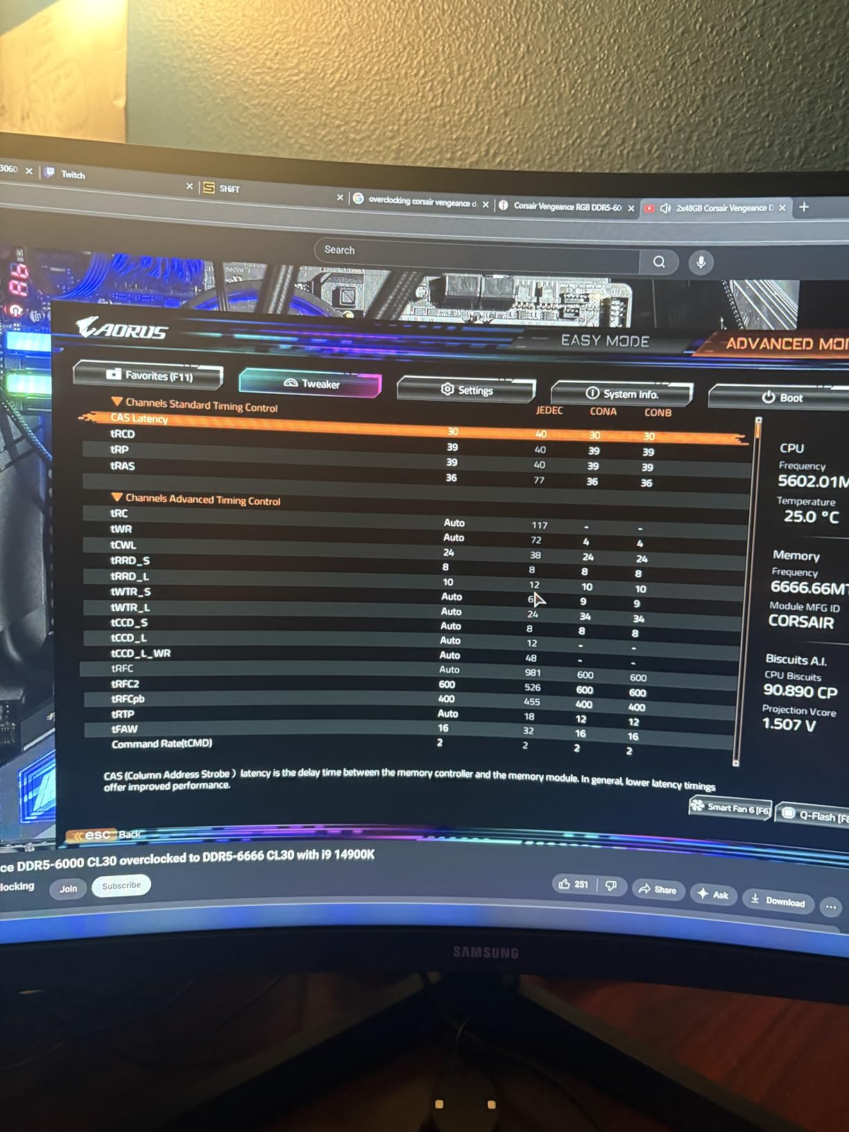 CORSAIR VENGEANCE RGB DDR5 RAM 32GB (2x16GB) 6000MHz CL30-36-36-76 1.40V AMD EXPO Intel XMP Desktop Computer Memory - Gray (CMH32GX5M2B6000Z30K) Customer Review CORSAIR VENGEANCE RGB DDR5 RAM 32GB (2x16GB) 6000MHz CL30-36-36-76 1.40V AMD EXPO Intel XMP Desktop Computer Memory - Gray (CMH32GX5M2B6000Z30K) - Customer Photo 2