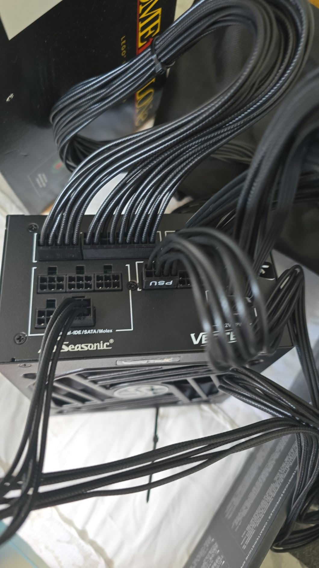 Seasonic VERTEX GX-1200 - 1200W - 80+ Gold - ATX 3.0 & PCIe 5.0 Ready - Fully Modular - Premium Japanese Capacitors - 12 Year Warranty - Nvidia RTX 40/50 & AMD GPU Compatible - Customer Photo 1