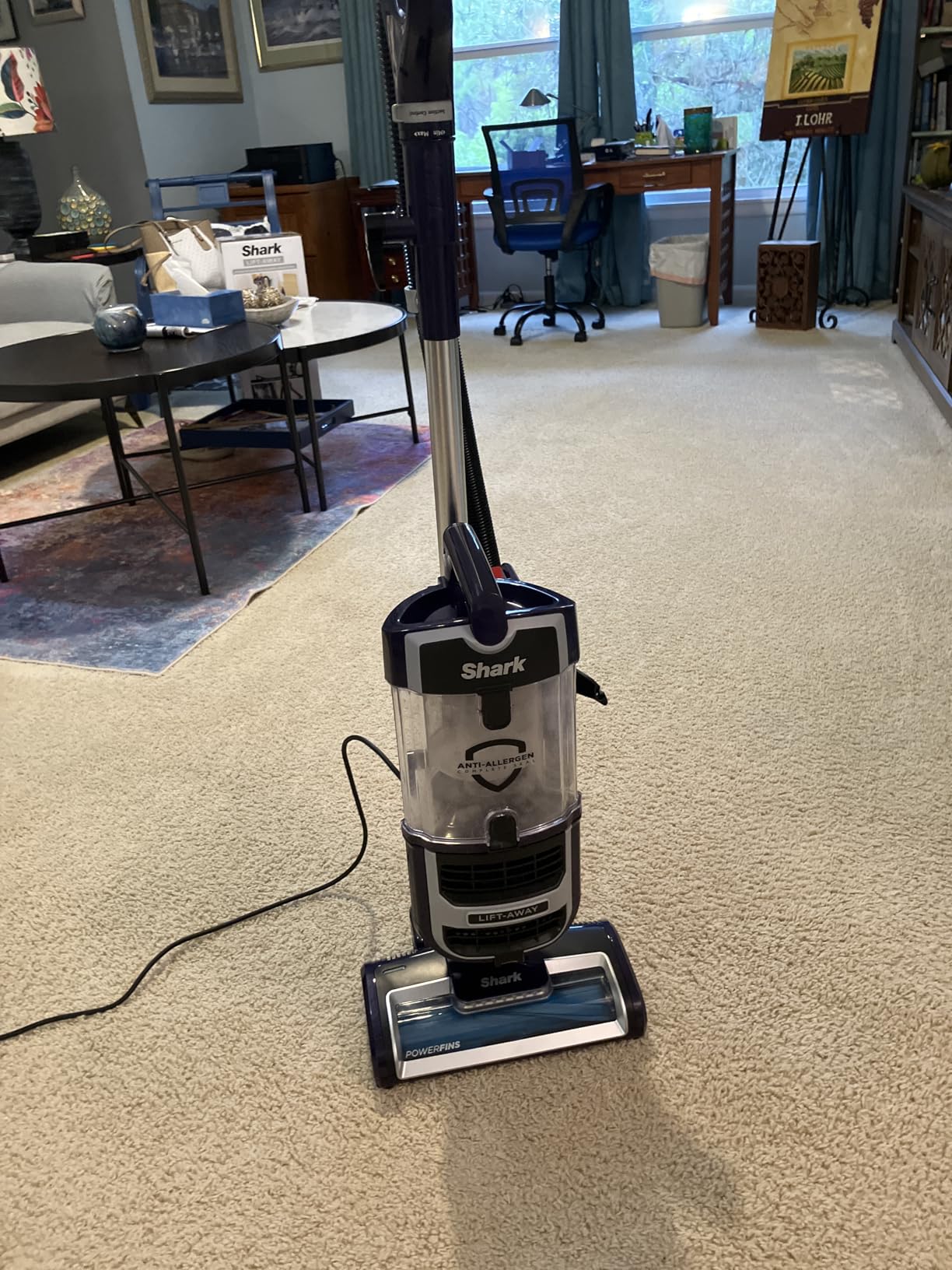 Shark ZU102 Rotator Pet Upright Vacuum with PowerFins HairPro & Odor Neutralizer Technology, Charcoal, 2.9 L Dust Cup - Customer Photo 3