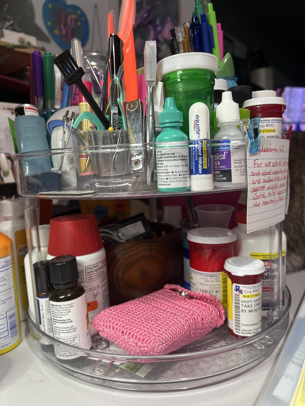 Amazon Basics Lazy Susan Turntable Organizer, 9