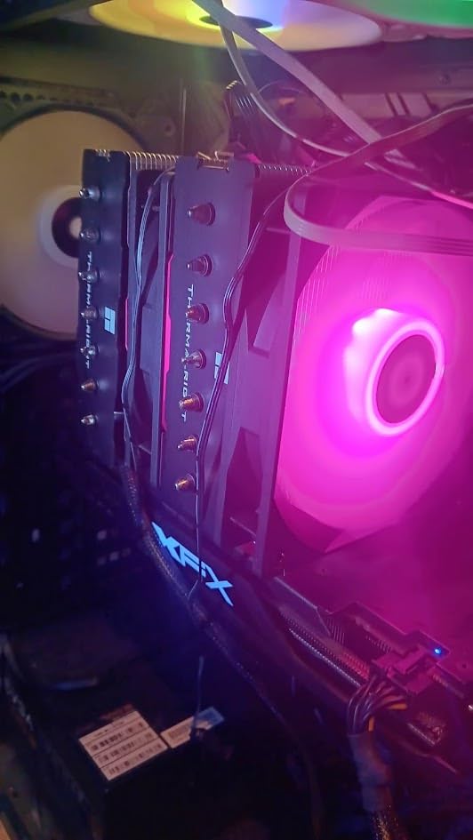 Thermalright PS120SE ARGB CPU Air Cooler, 7 Heat Pipes CPU Cooler,Dual 120mm TL-C12B-S V2 PWM Fan, AGHP 4.0 Technology, S-FDB Bearing, for AMD AM4 AM5/Intel 1700/1150/1151/1200, PC Cooler Customer Review Thermalright PS120SE ARGB CPU Air Cooler, 7 Heat Pipes CPU Cooler,Dual 120mm TL-C12B-S V2 PWM Fan, AGHP 4.0 Technology, S-FDB Bearing, for AMD AM4 AM5/Intel 1700/1150/1151/1200, PC Cooler - Customer Photo 1