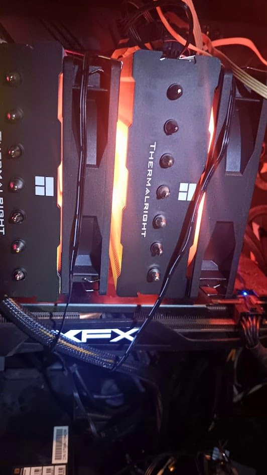 Thermalright PS120SE ARGB CPU Air Cooler, 7 Heat Pipes CPU Cooler,Dual 120mm TL-C12B-S V2 PWM Fan, AGHP 4.0 Technology, S-FDB Bearing, for AMD AM4 AM5/Intel 1700/1150/1151/1200, PC Cooler Customer Review Thermalright PS120SE ARGB CPU Air Cooler, 7 Heat Pipes CPU Cooler,Dual 120mm TL-C12B-S V2 PWM Fan, AGHP 4.0 Technology, S-FDB Bearing, for AMD AM4 AM5/Intel 1700/1150/1151/1200, PC Cooler - Customer Photo 1